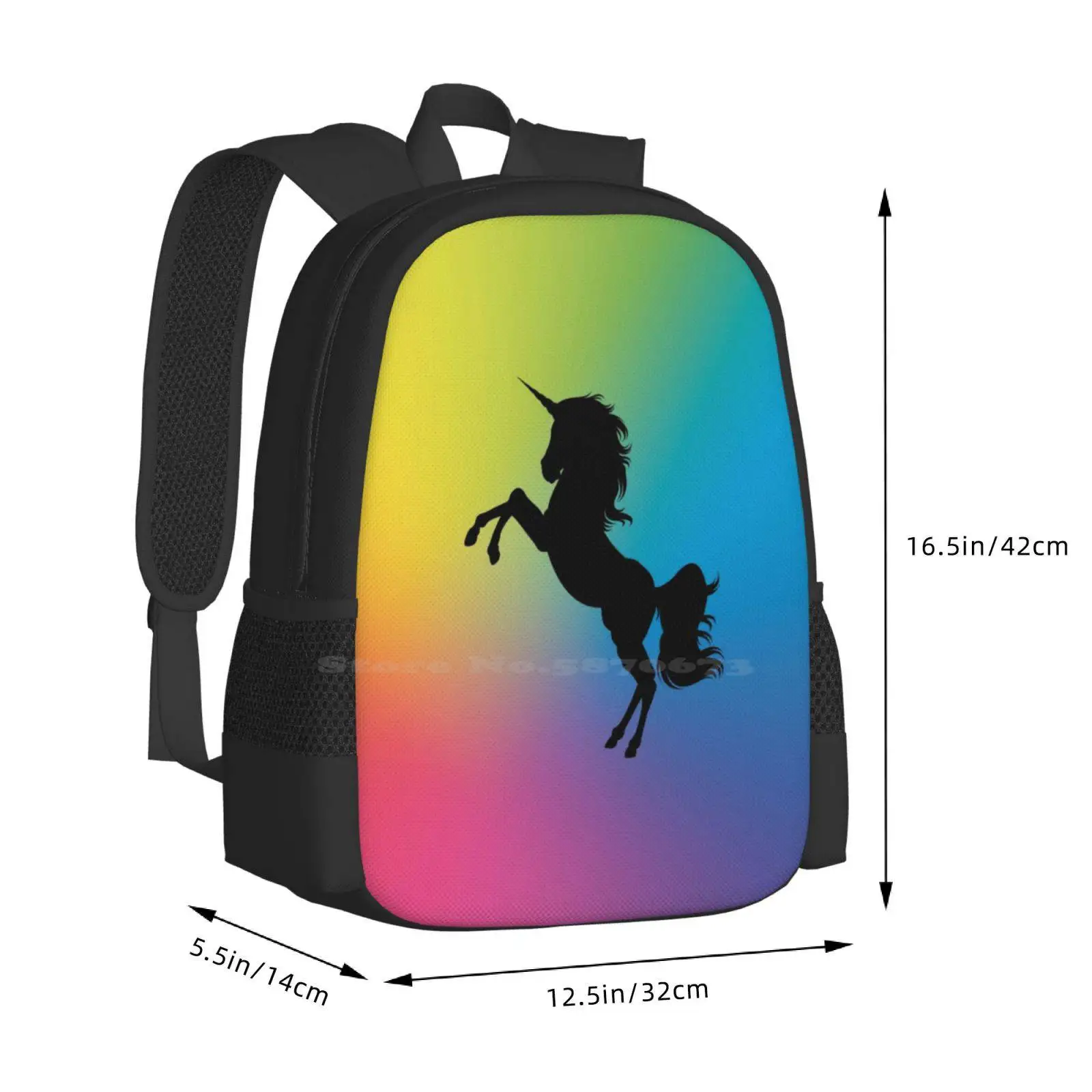 Unicornio gran oferta mochila bolsos de moda unicornio arcoíris unicornio mágico unicornio caballo hermoso unicornio criatura mágica unicornio
