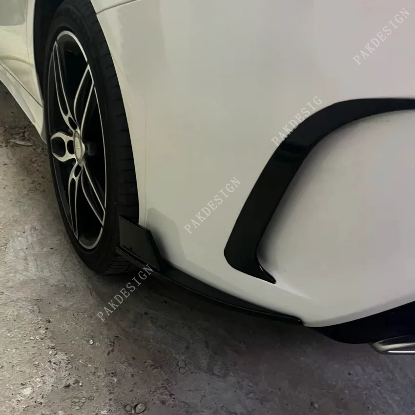 

For Mercedes Benz CLA Class C117 X117 CLA200 180 200 220 2013-2019 Rear Bumper Spoiler Corner Side Diffuser ABS Body Kits Tuning