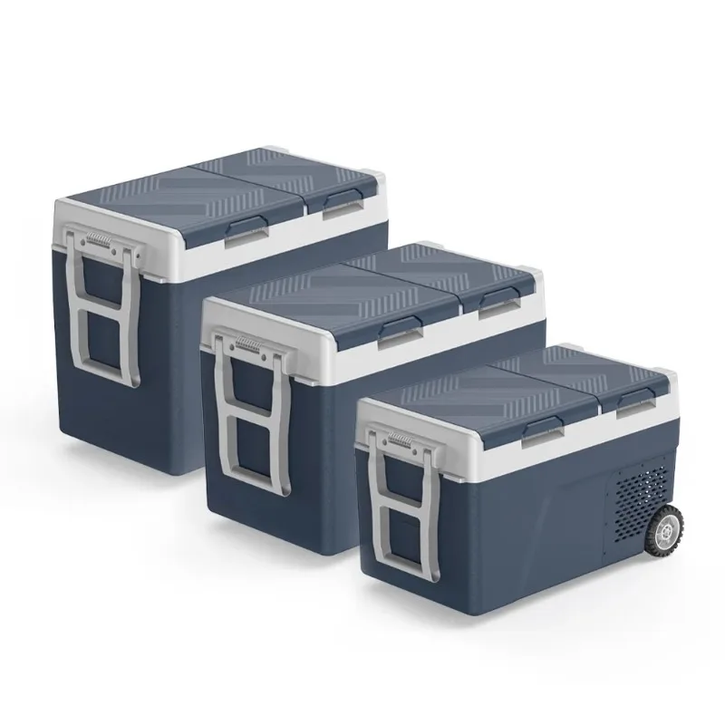 Portable 12V 24V Car Cooler Camping Solar Fridge Freezer Compressor Durable Plastic Mobile Refrigerator AC DC Car AC DC Portable