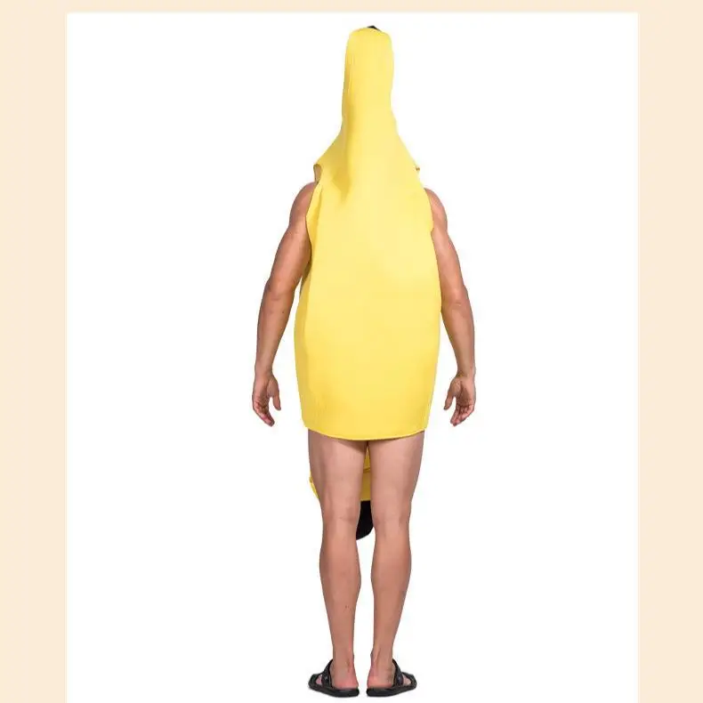 

loween Adult Funny Fruit Costume Large Banana Onesie Par Performance Clothes Fruit Themed Cosplay Suit for Women
