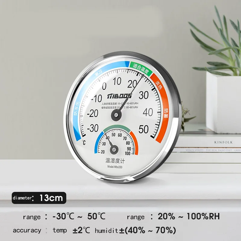 Precision Hygrometer Thermometer Battery-Free Indoor Humidity   Temperature Monitor Home Lab Office JVLAB