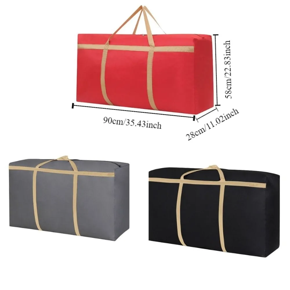 ثنائي الاتجاه سستة أكسفورد القماش الأمتعة حقيبة طوي مقاوم للماء الملابس حقيبة تعبئة اللحاف الغبار سماكة حقيبة التخزين
