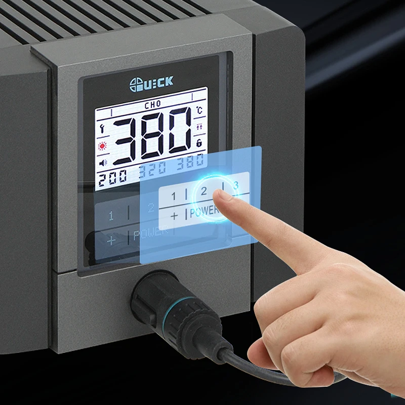 TS2300C 150W Intelligent Soldering Station Quick & Online Function SMD Rework Iron New Condition