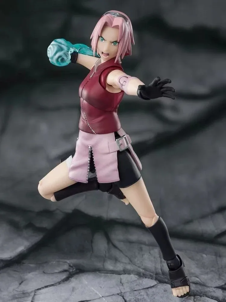 BANDAI Genuino NARUTO Anime Figura SHF Sakura Haruno Modello Finito instock