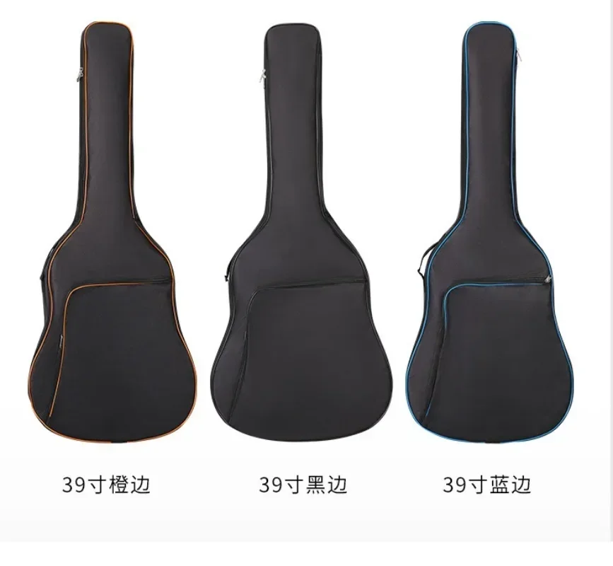 600D Oxford Fabric Waterproof Guitar Case Double Shoulders Padded Backpack 21-41in Guitar Bass Musical Instrument Carry Bag