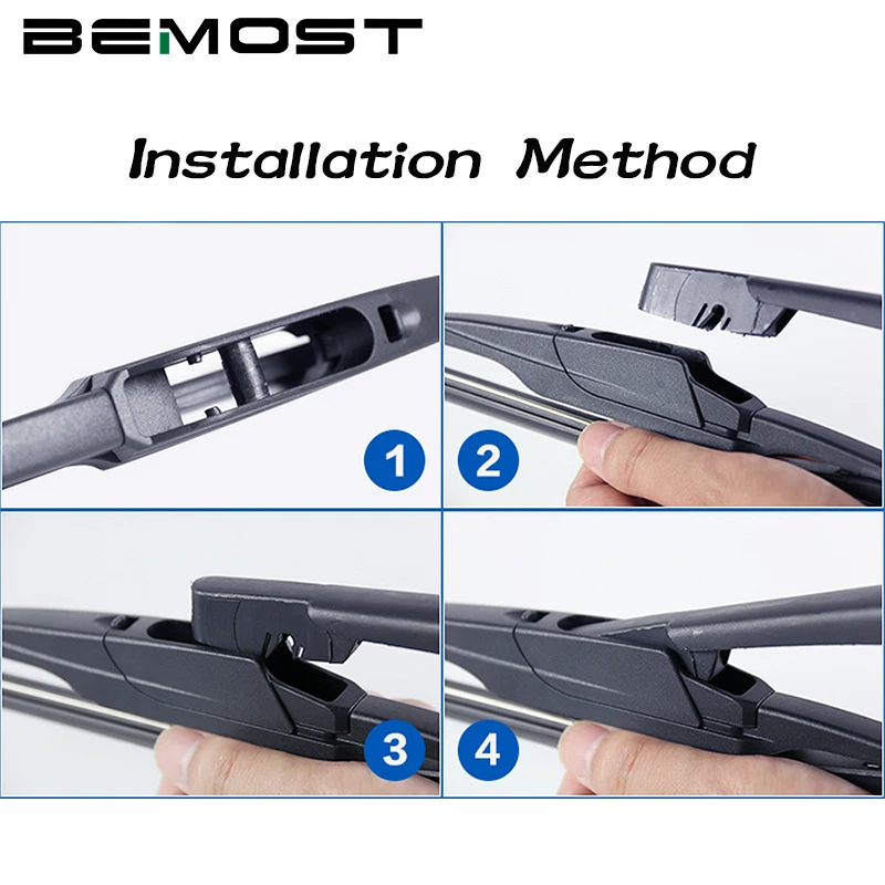 BEMOST Car Rear Windshield Wiper Arm Blades Brushes For Renault Megane 2 2004 Onwards Hatchback Window Windscreen Auto Styling