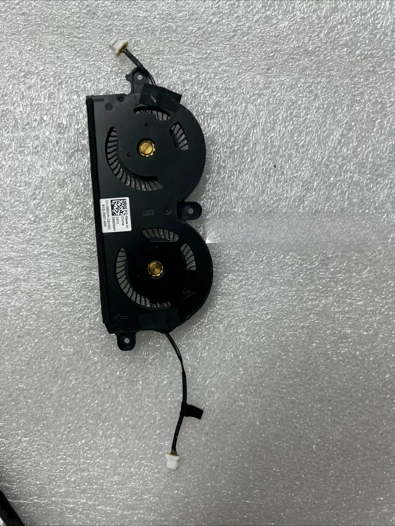 Original For Dell XPS13 9370 9380 P82G Cooling Fan 0980WH ND55C19 - 16M01 Laptop Repair Internal Part