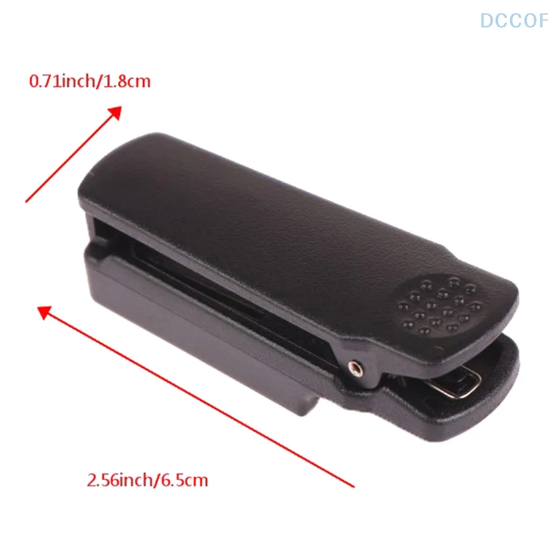 Abrazadera de Clip de cinturón de repuesto para Walkie Talkie de Radio bidireccional impermeable para BF-A58 UV-9R GT-3WP UV-XR