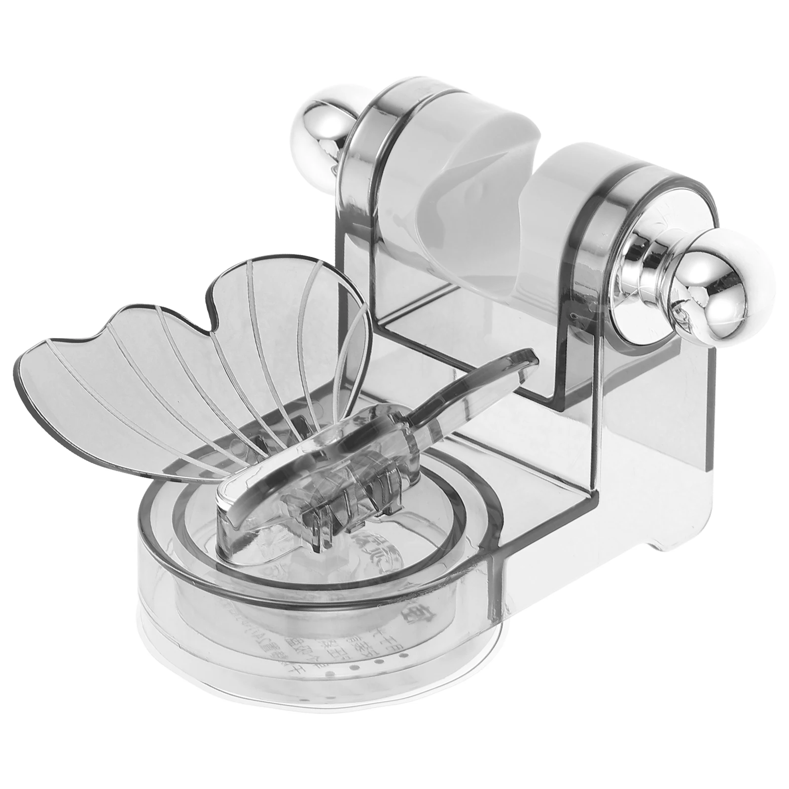 

H Shower Holder Suction Cup Rack Bathroom Accessory Transparent Gray Adjustable Durable Plastic Smooth Finish Long Lasting Use