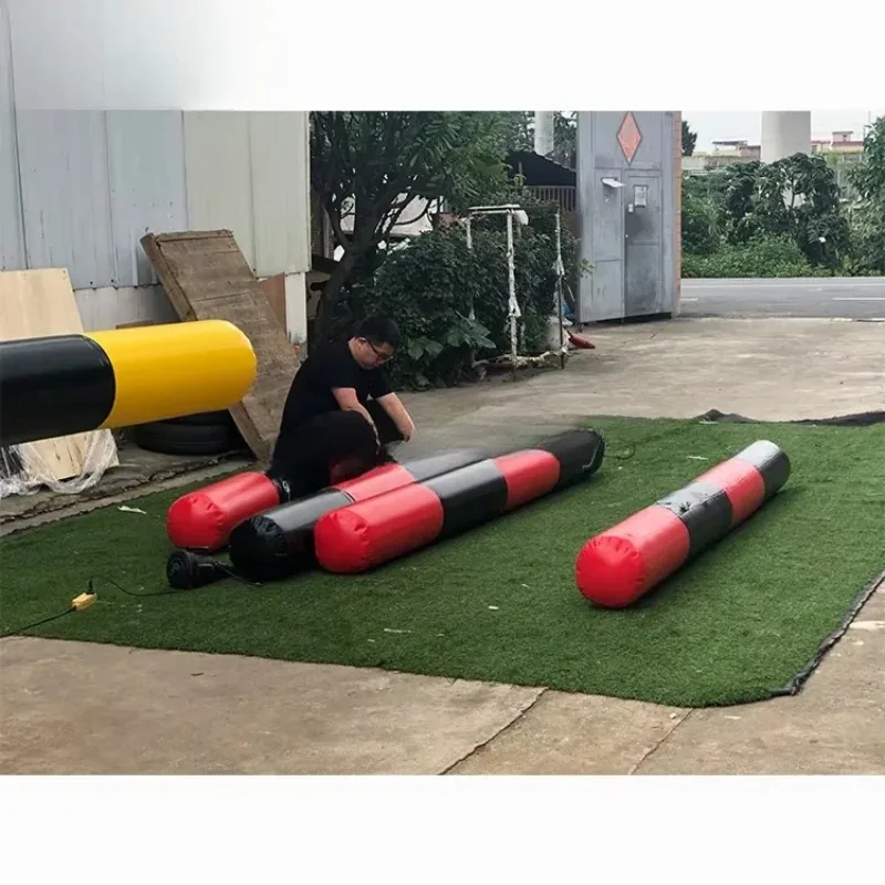 Inflatable mechanical wiping sweeper melting game arm