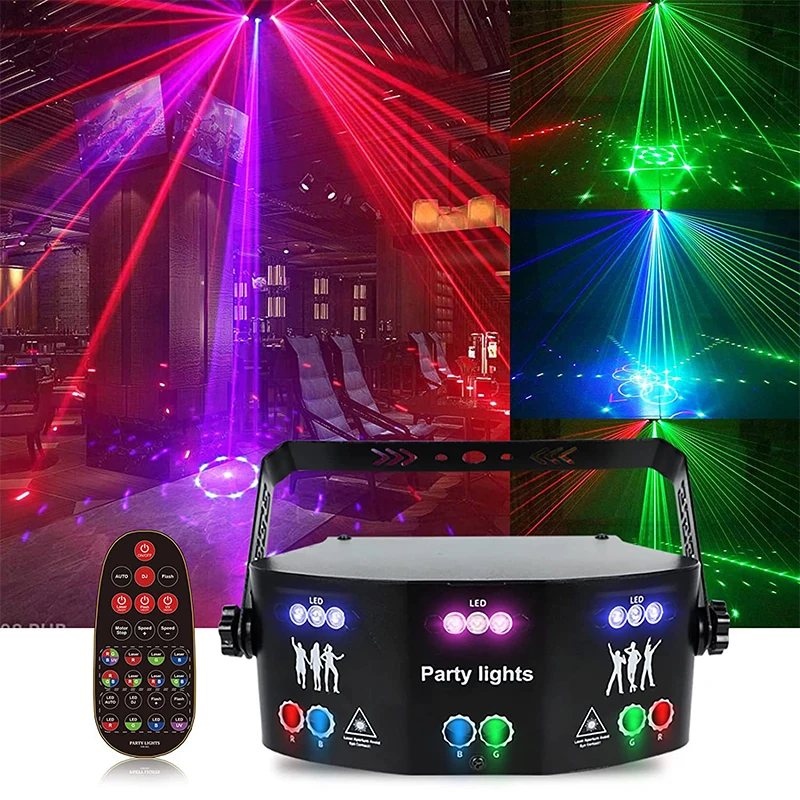

15 Eye Stage Light Led Projector Show Beam Strobe Brightness Bar Club Party Holiday Beam Stroboscopic Bar Effect Lights Protable