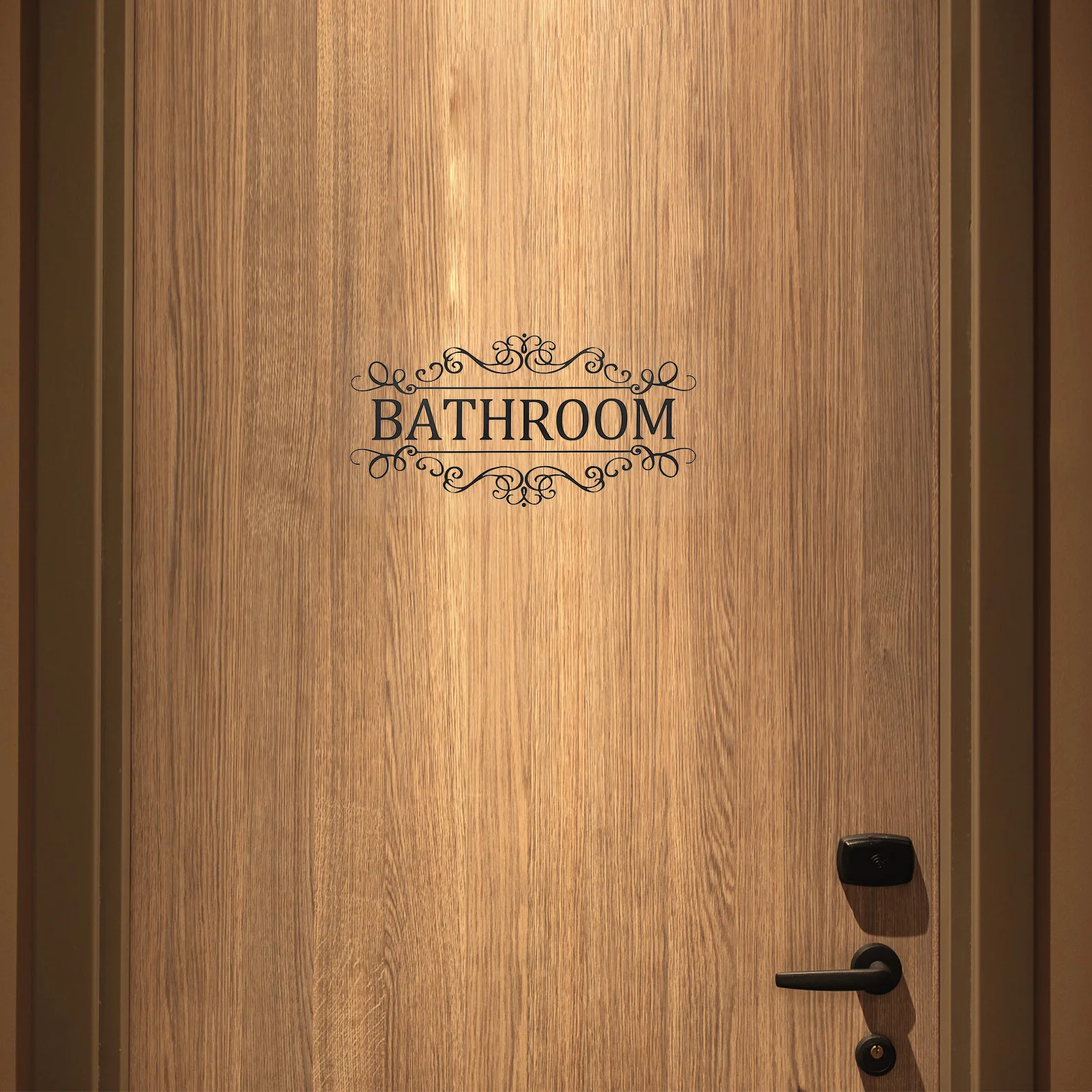 

4Pcs Removable Bathroom Door Sign Waterproof Wall Decals for Restroom Washroom Shower Room Shower Room Decoration