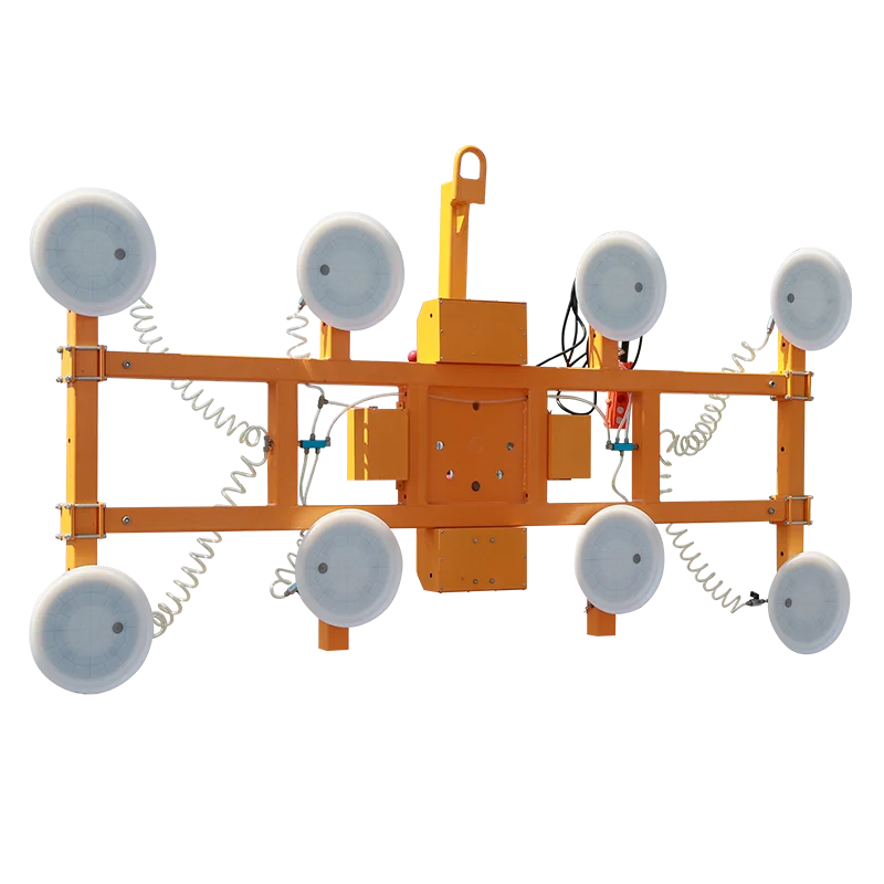 Customize H Shape Battery-Powered Vacuum Suction Cup Lifter 360 Rotation For Glass Lift Machine 800-1400 KG Construction