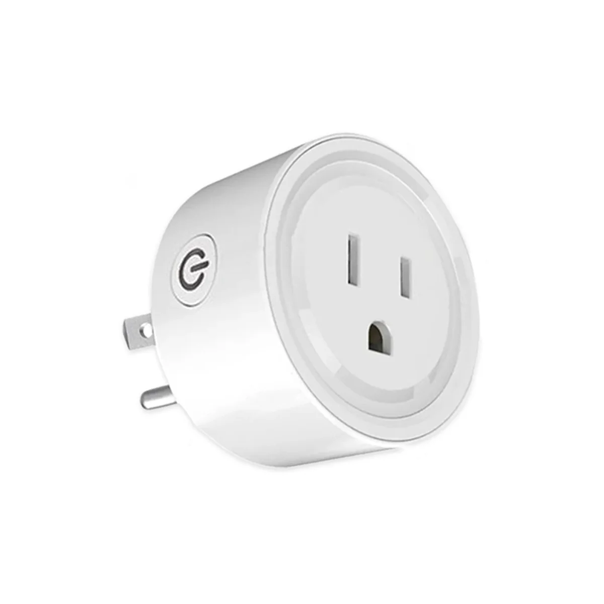 Control de voz inteligente T36C Zigbee 16A con función de sincronización y monitoreo de energía para enchufe estadounidense