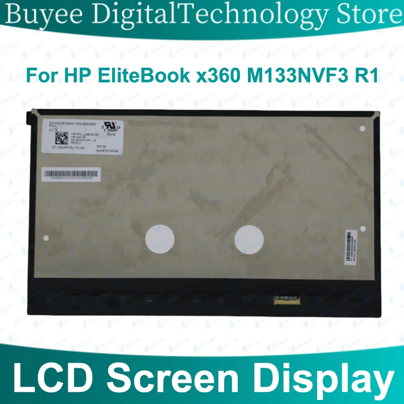 

13.3 Inch For HP X360 1030 G3 M133NVF3 R1 SL B1 1.4 LCD Screen Display 1920X1080 120Hz 40 pins WLED Replacement