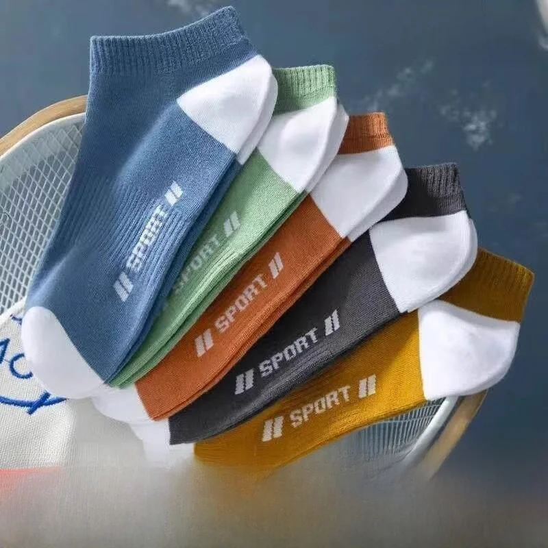 

Men's Anti-Odor Short Socks Summer Thin Low Cut Invisible Cotton Socks Breathable Lightweight Foot Fungus Prevention Socks