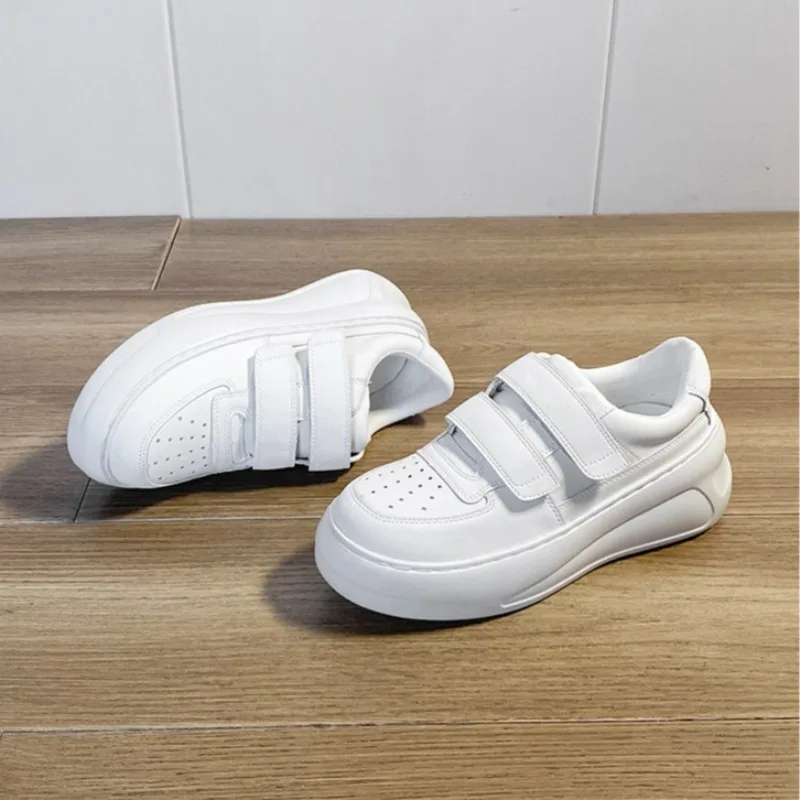 6CM Women's Shoes New Fashion Round Head Casual Shoes for Woman Comfortable Chunky Sneakers Designer Shoes Zapatillas De Mujer