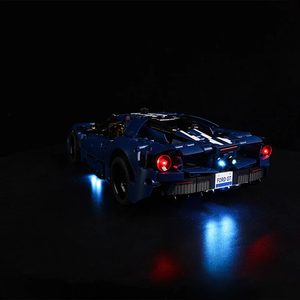 Led Lighting For Building Blocks 42154 Technic Speed Champions Ford GT Car (NOT Include the Model) LED Kit Toys