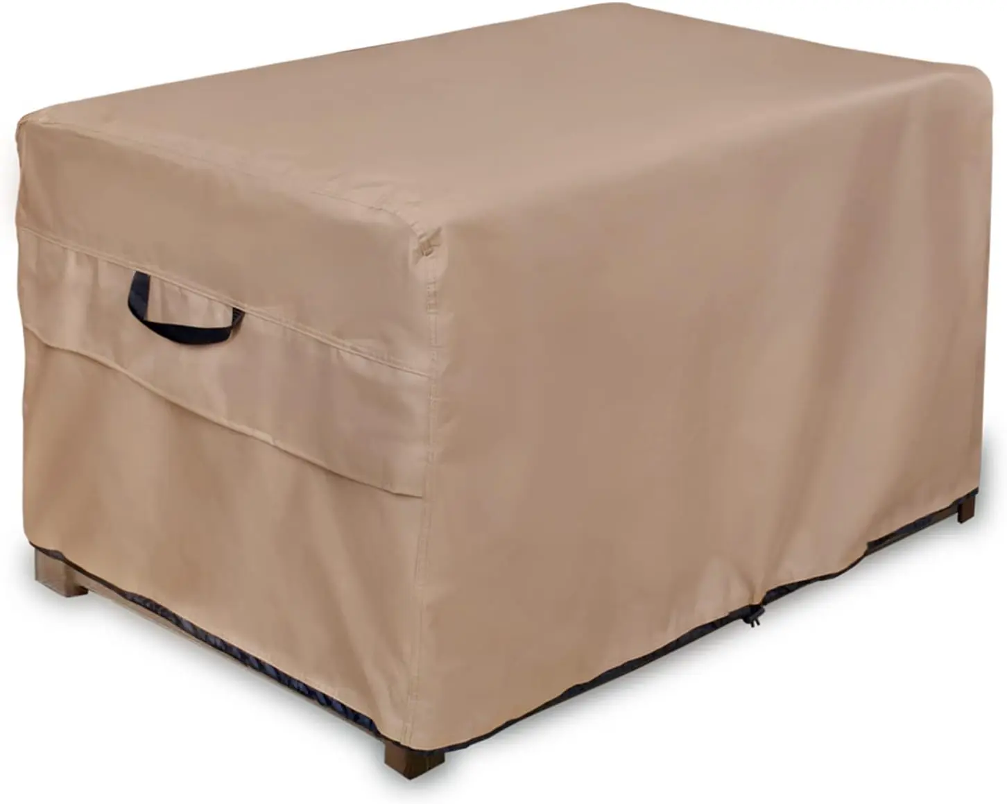 

Patio Deck Box Storage Bench Cover - Waterproof Outdoor Rectangular Fire Pit Table Covers 64 x 30 inch