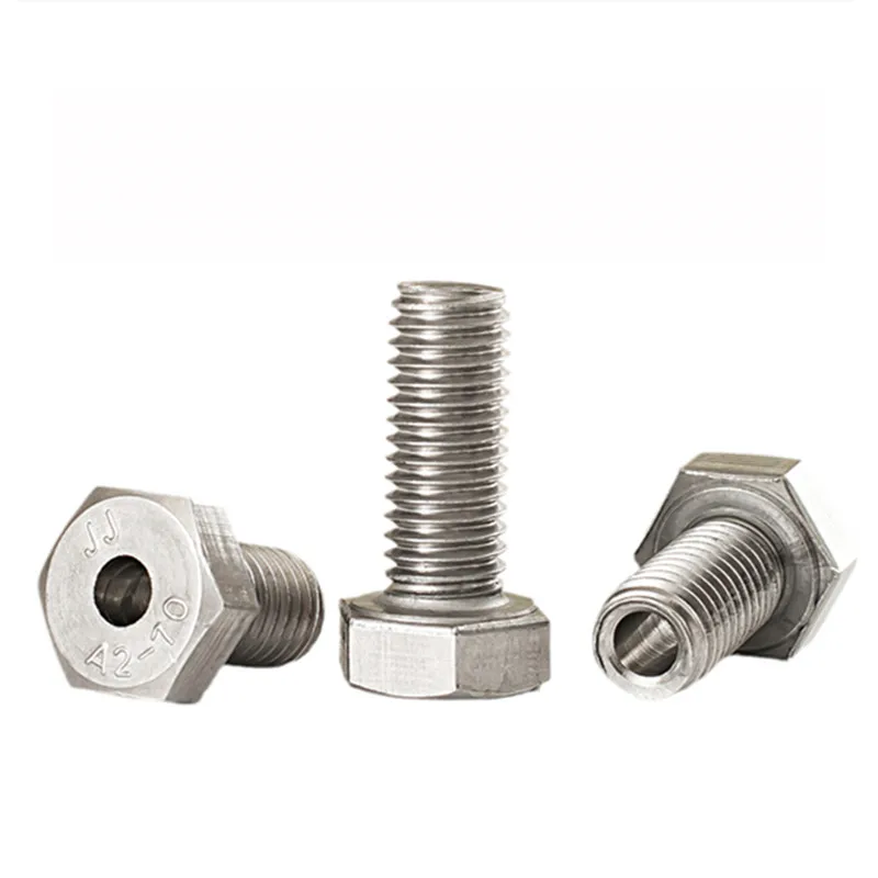 Hollow Screw 304 Stainless Steel Special Outer Hexagonal Bolt Mask Machine Threading Through-Hole Screw M4M5M6M8M10M12M14M16M20