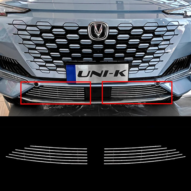 

For Chang An Unik Uni k 2021-2023 Front Lower Grill Cover Trims Accessories Car Lower Mesh Grill Grille