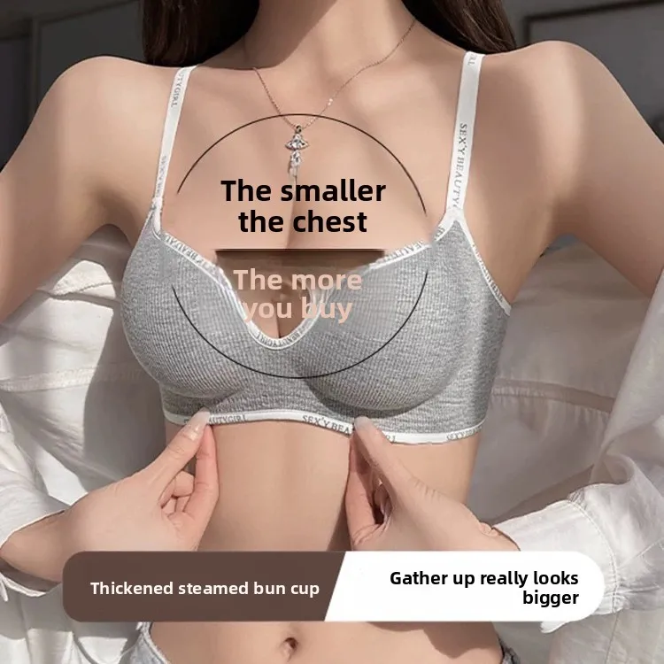 الملابس الداخلية النسائية تجمع الصدرية الربيع والصيف غير وسم غير الصلب حلقة لينة دعم مكافحة ترهل الجانب الثدي الصدرية جمع