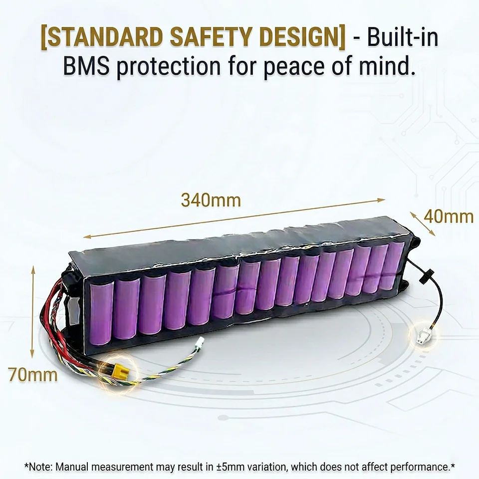 For Xiaomi M365 M356 Battery 36V 7800mAh Pro Scooter Replacement Pack BMS Smart Bluetooth Communication Board CE Li-ion