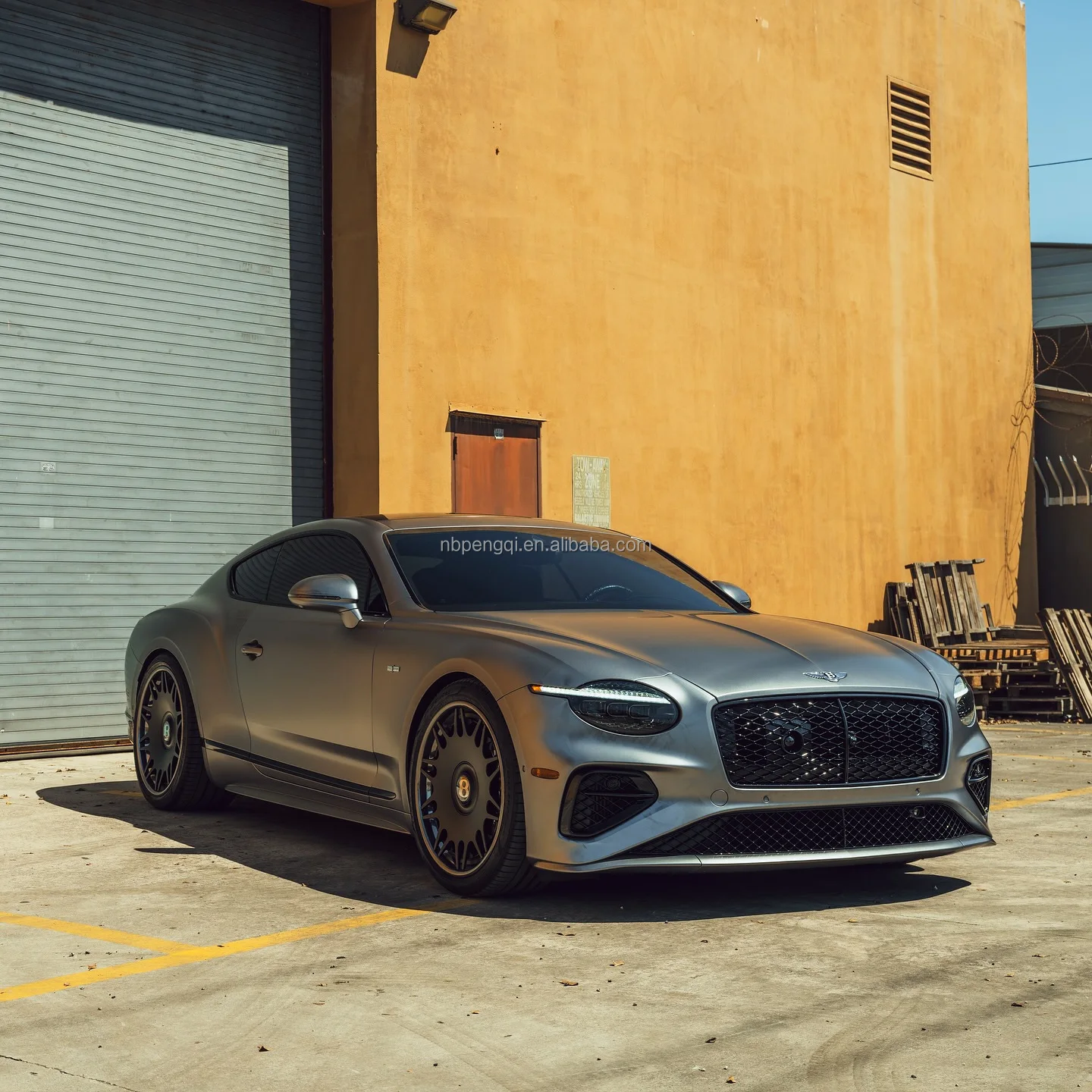Quality Guaranteed Matte Color Face Polished Grey Lip with Custom Floating Cap 6061 Forged Wheel for Continental/DB11/ JJ1268