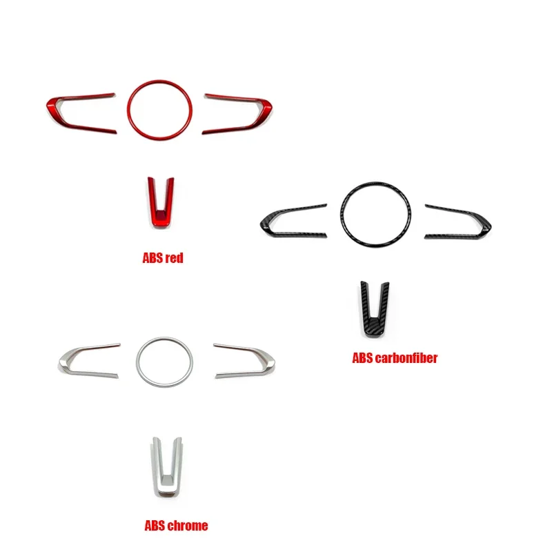 For Mazda 3 Axela BP CX-30 DM cx-50 2020-2022 2023 Steering Wheel Trim Circle Sequins Ring Cover Button Decoration Sticker