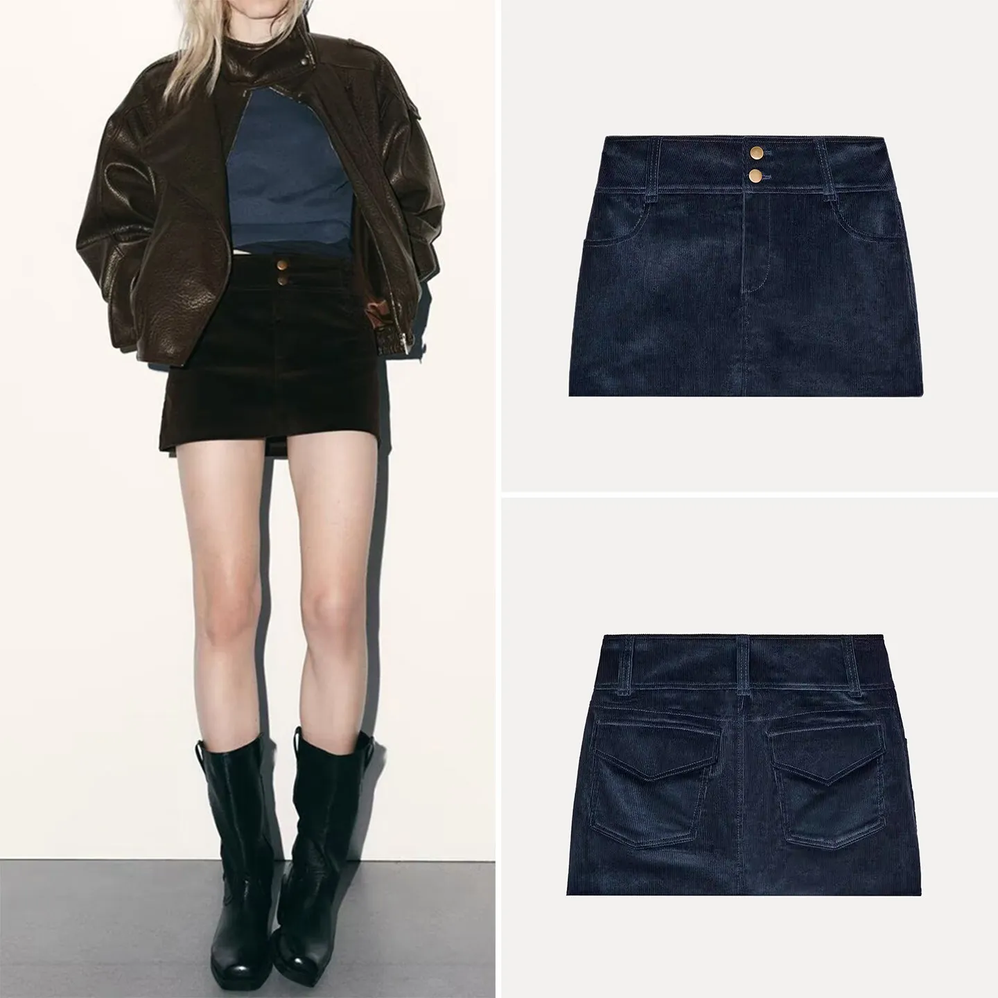 

Юбка А-силуэта с низкой посадкой, женская, модная, зимняя, новинка, для повседневной носки, облегающая, из других материалов