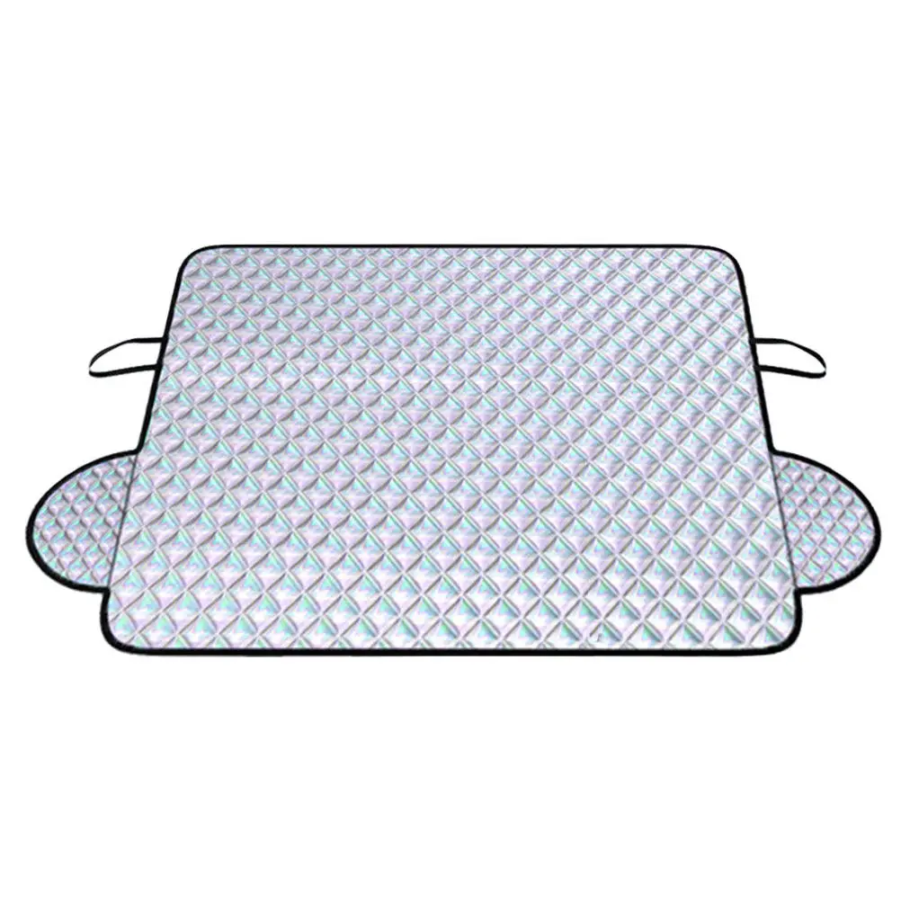 

Car Winter Windshield Cover Frost Preventive Silver Cloth Shade Curtains Reflective Visor Sun Shield Car Glass Window Blinds