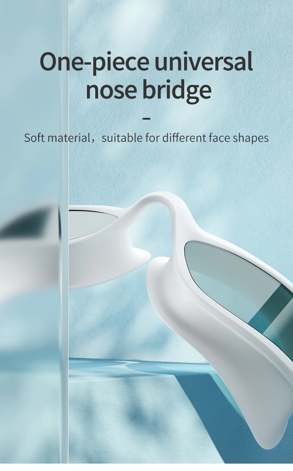 COPOZZ Myopie-Schwimmbrille – 2 bis -7, optische Schwimmbrille mit Etui, verschreibungspflichtige, wasserdichte Anti-Beschlag-Schwimmbrille für Erwachsene – Detail 2