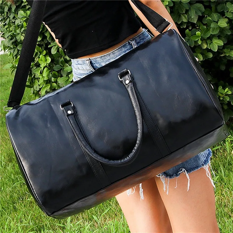 حقائب رياضية جلدية للرجال والنساء ، حقيبة صالة رياضية ، حقيبة جافة ورطبة ، تدريب للأحذية ، اللياقة البدنية ، اليوغا ، السفر ، تخزين الأمتعة ، حقيبة رياضية للكتف