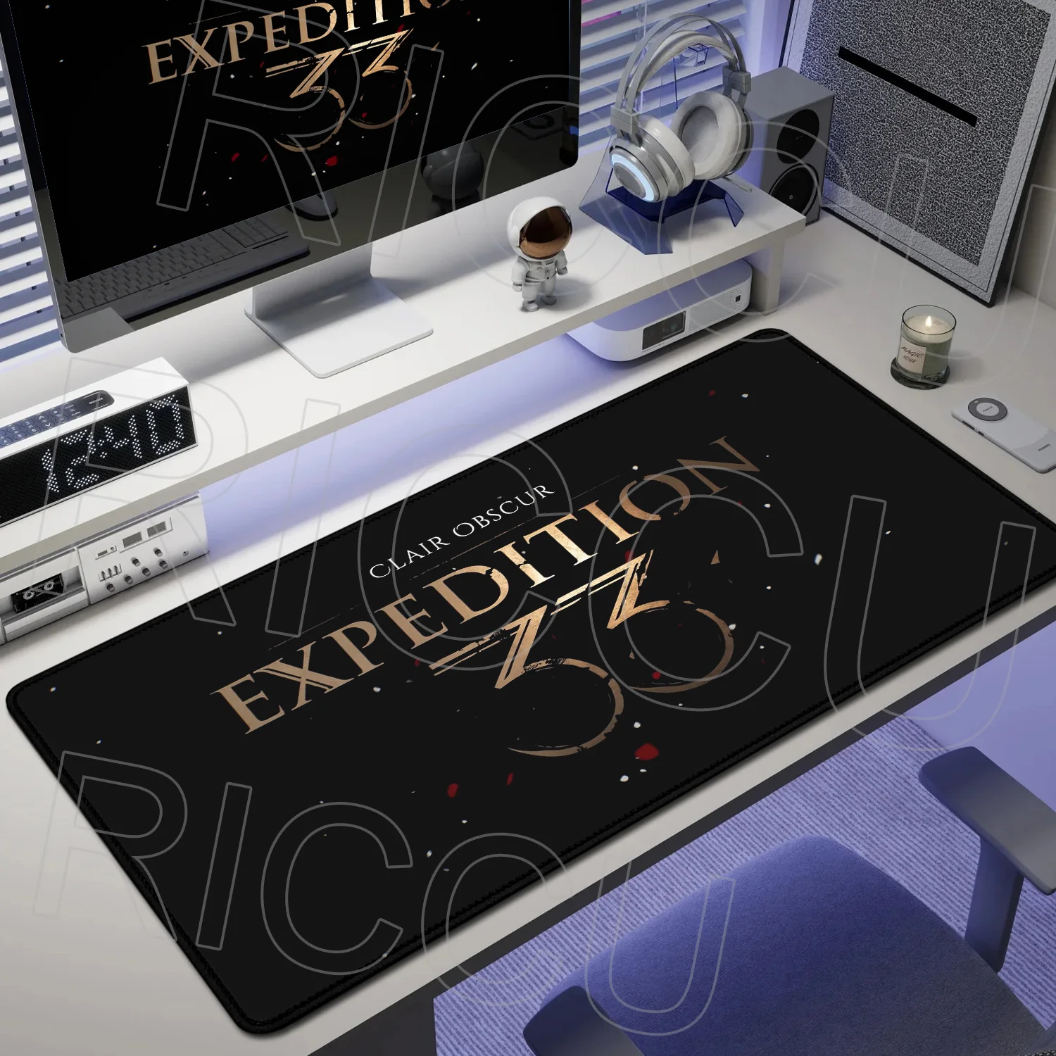 

HD Printing Clair Obscur Expedition 33 Mouse Pad Keyboard stitch Mousepad Desk Mat Gaming PC Accessories XXL 90x40cm Table Mats