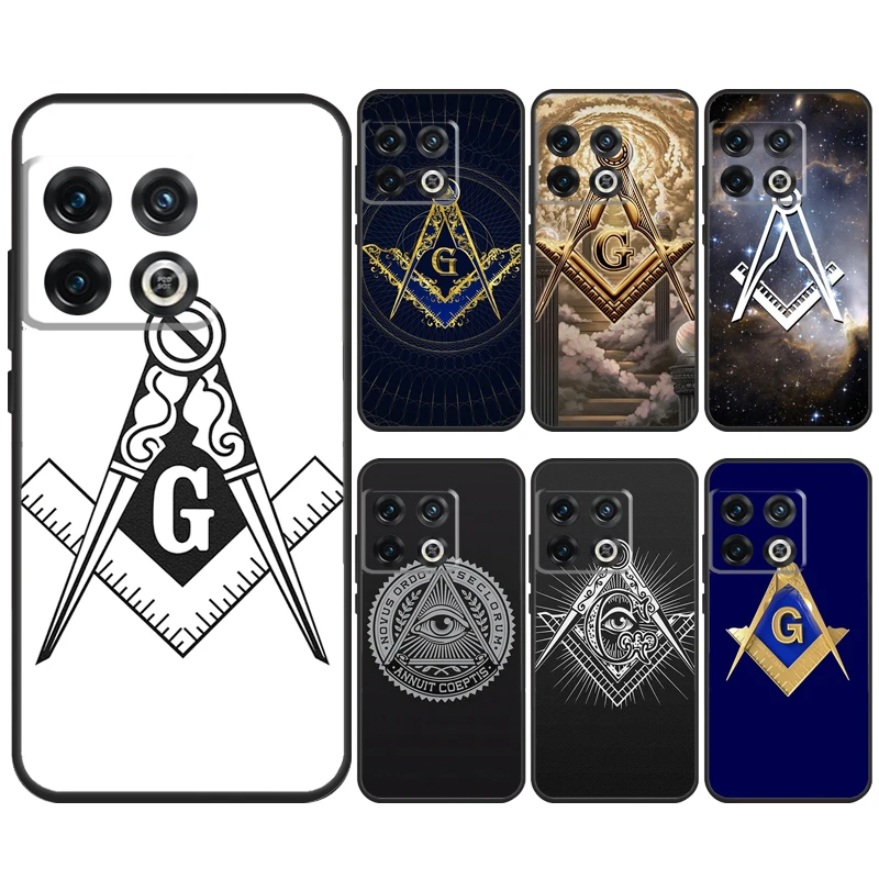 Freemasonry Logo Symbol Case For OnePlus 11 12 9 10 Pro 9R 10R 10T 12R OnePlus Nord N20 N10 2T CE 4 2 3 Lite Cover