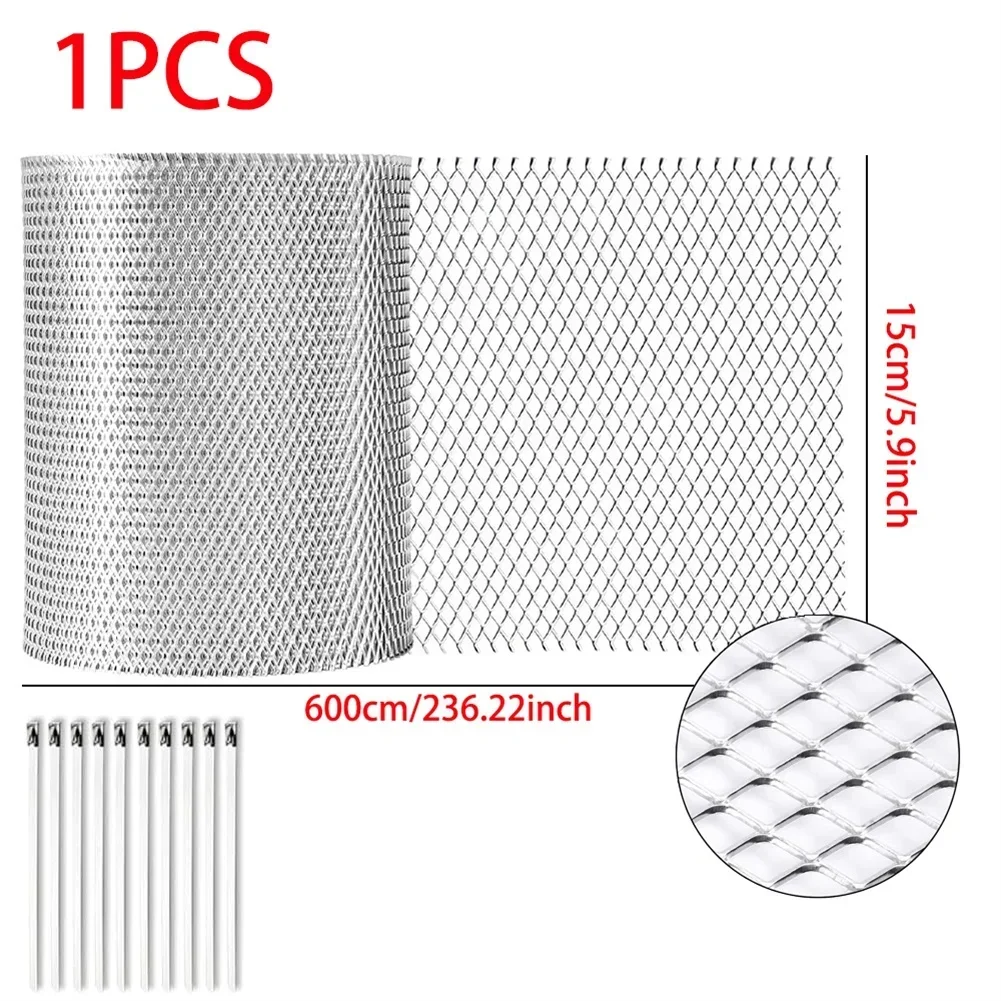 Aluminum Mesh Roll Gutter Guard Prevents Gutter Clogging Sleek Minimalist Design Outdoor Weather Resistant For Roof Gutters