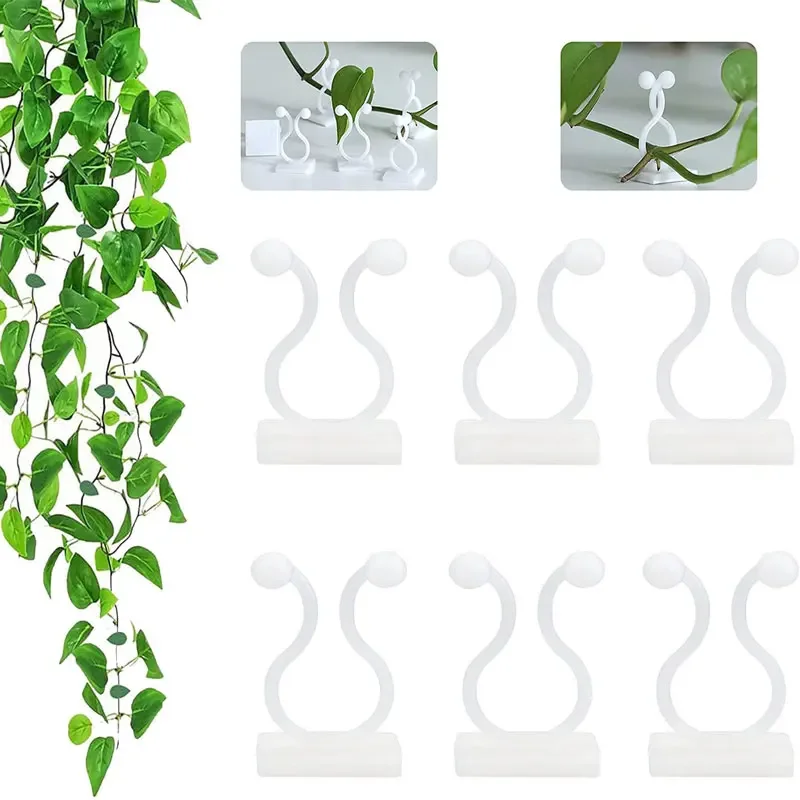 

10/30/50pcs/Bag Plant Vine Climbing Clip Wall Self-adhesive Fixator Garden Plant Vine Climbing Fixed Support
