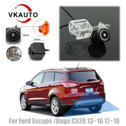 VKAUTO Reversing Camera For Ford Escape Kuga C520 2013~2019 For Sync 2 3 C54 Pins Adapter Cable CCD Fish Eye Camera