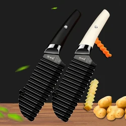 Wolf tooth potato knife, commercial ripple knife cut vegetable artifact cut potatoes wavy knife Langea fried knife TB9195