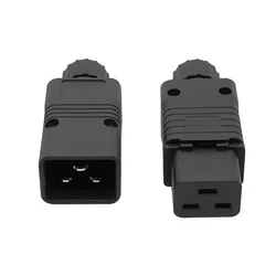 High Quality IEC 320 C19 C20 Connector Computer AC Power Plug 16A 250V assembles POWER FOR Residential ADAPTER