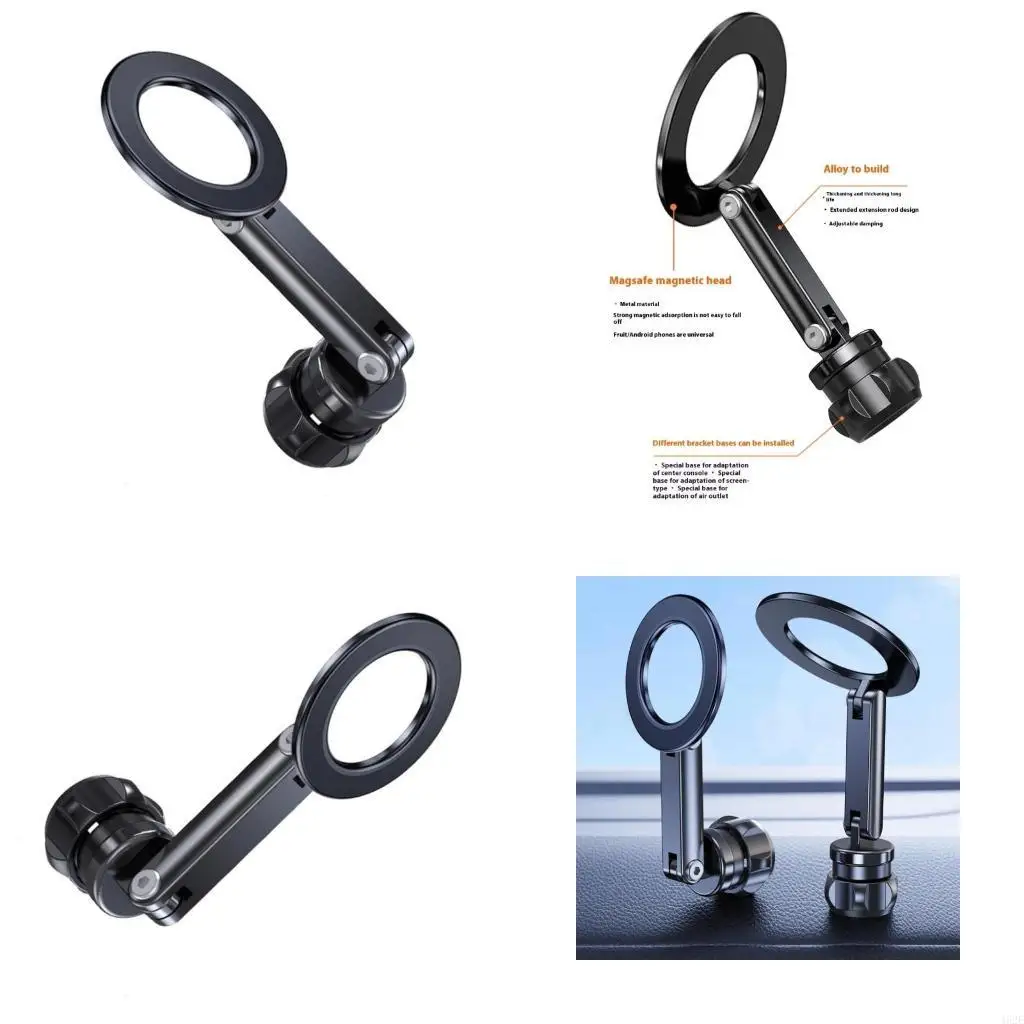 

462E Adjustable Phone Mount Extension Rod Aluminum Universal 17mm Ball Head Adapters Upgrades for Car Accessories