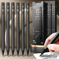 10/30PCS Black Wood Graphite Pencil Set HB 2B Black Lead Writing Pencil Students Drawing Sketch Pencil For School Office