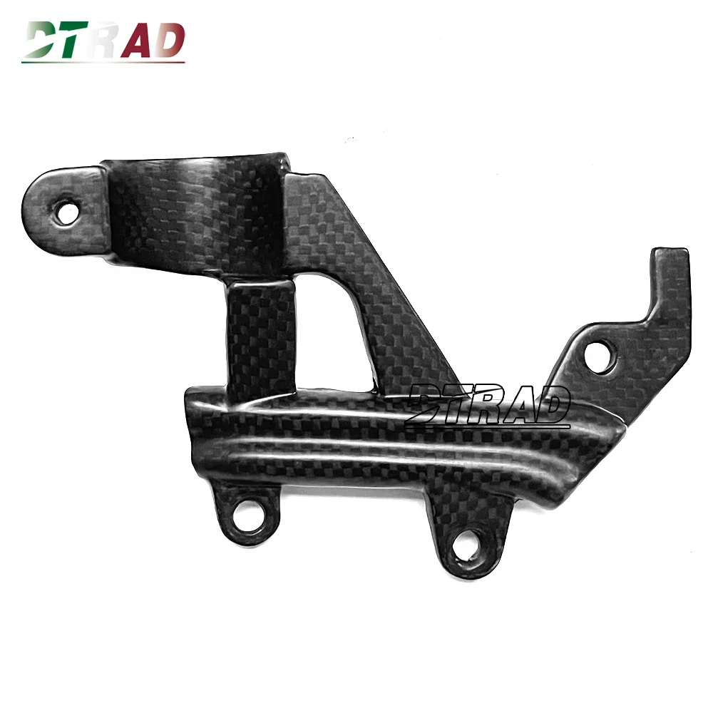 100% Carbon Fiber Rear Brake Fluid Bracket For DUCATI Panigale V4 S R SP 2018-2021 Motorcycle Accessories Oil Bracket Fairings