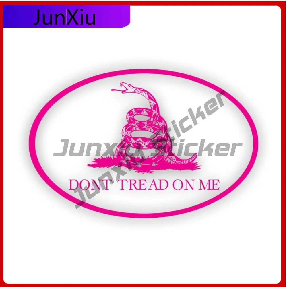 

Pink Oval Don'T Waterproof Fade Resistant Anime Style For Car Window Motorcycle Laptop Easy To Remove Self Adhesive Decal