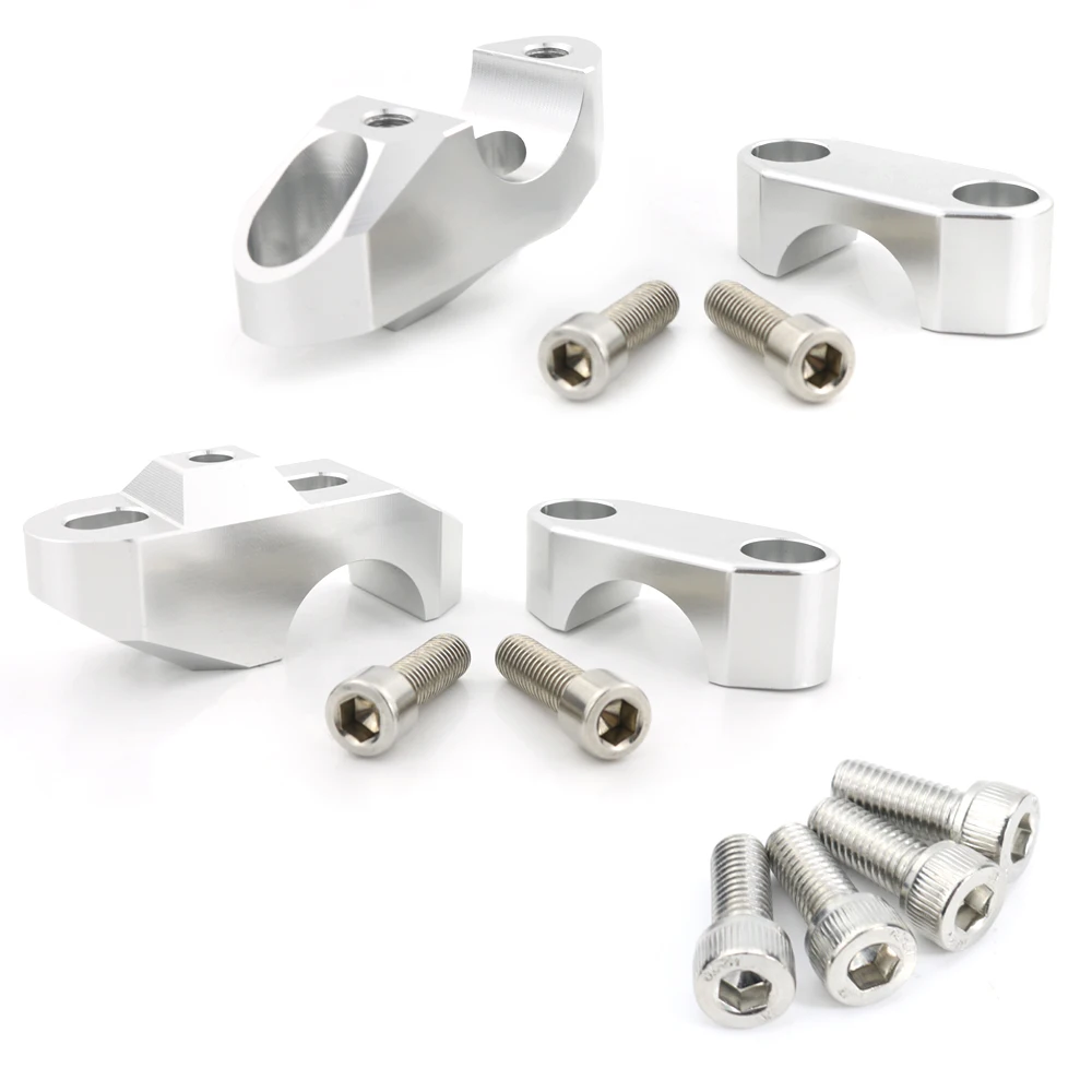 28mm 1 1/8" Offset Handlebar Risers Back Moved Up For SUZUKI GSX-S750/1000GX/ 8S RM-Z250/450 V-Strom 1000 DL1000 XT 1050 XT/ADV view 5
