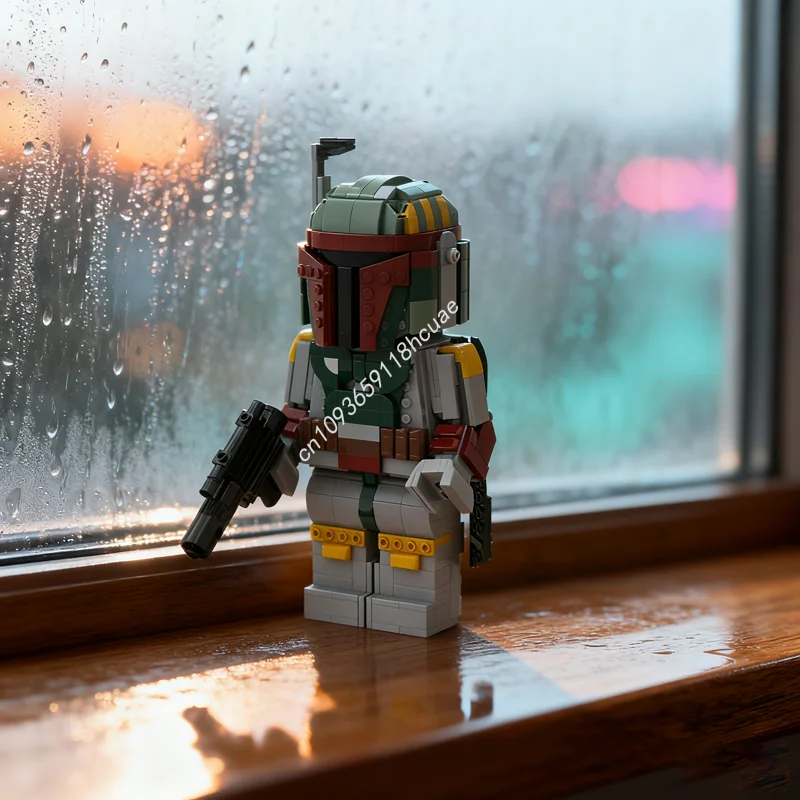 

917pcs MOC Bounty Hunter Up scaled minifigure Model Building Christmas gift blocks Architecture DIY idea Education toys Birthday