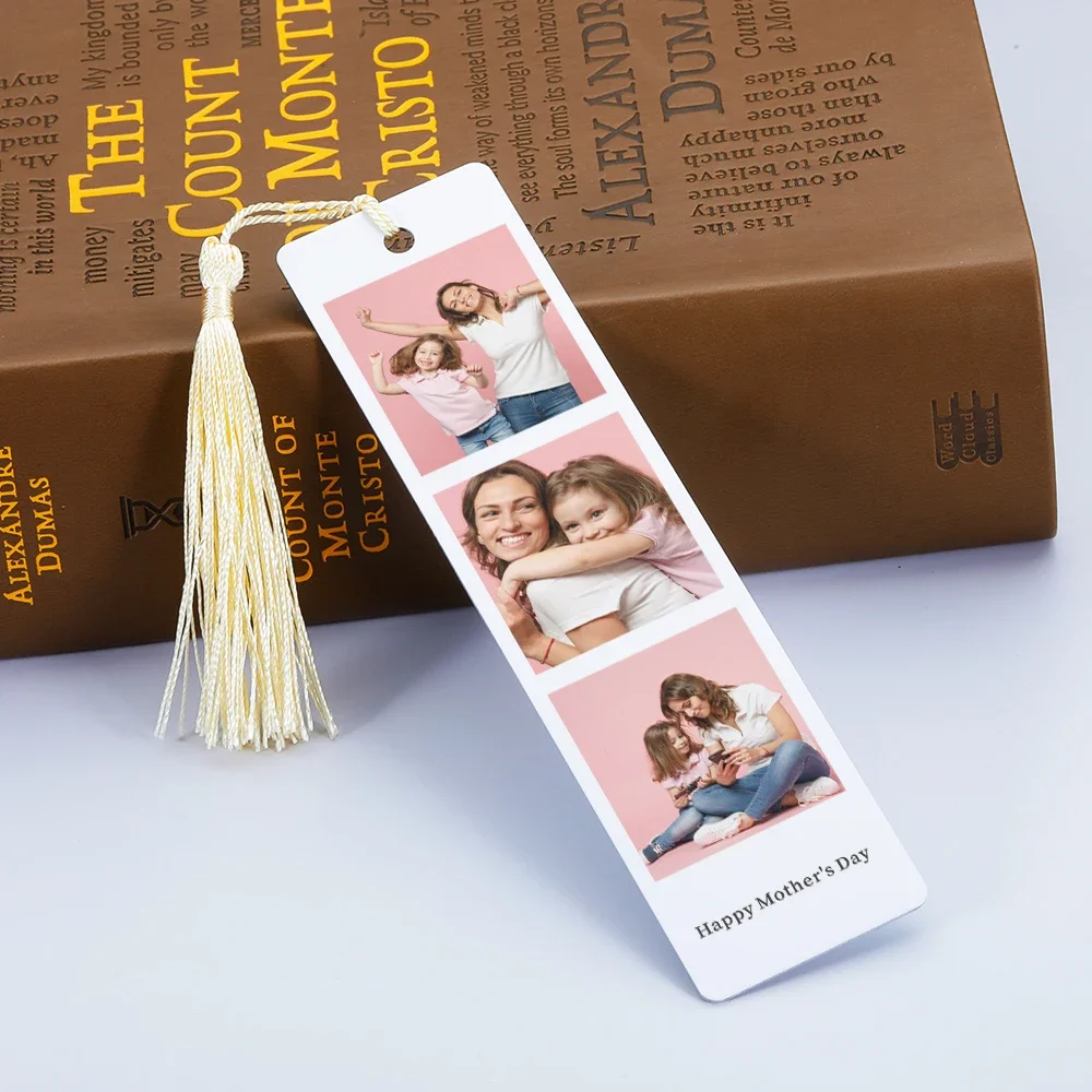 Gepersonaliseerde Foto Collage Bookmark Custom Moederdag Cadeau Bookmarks Voor Moeder Oma Lezer Vrouwen Kerstjubileum Geschenken