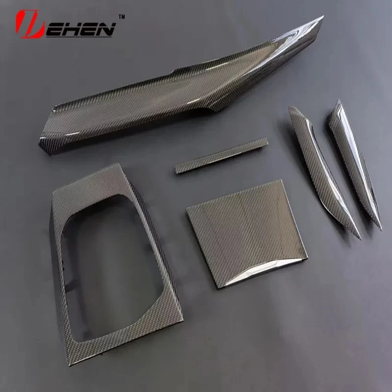For BMW New G80 G81 G82 G83 G87 M2 M3 M4 Dry Internal Carbon Fiber Instrument Panel Center Console Shift Lever Replacem2020-2025