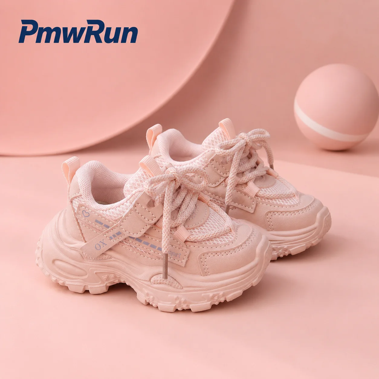 

Trend Fashion Sport Shoes For Children PU Leather Breathable Kid's Sneakers Anti-slippery Boy's Girl's Running Footwear