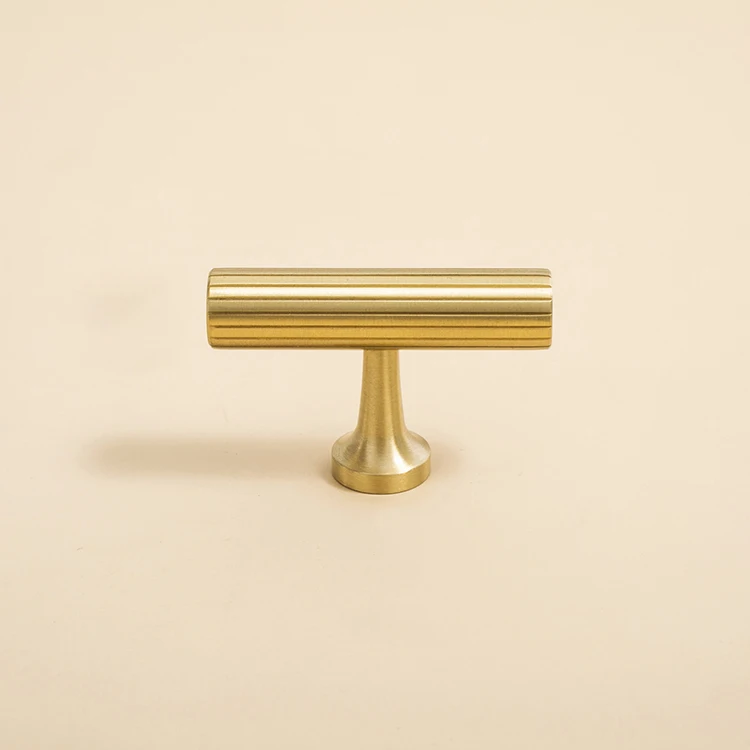 

Твердая латунная ручка шкафа, мебельная ручка, ручка шкафа, латунная Т-образная ручка